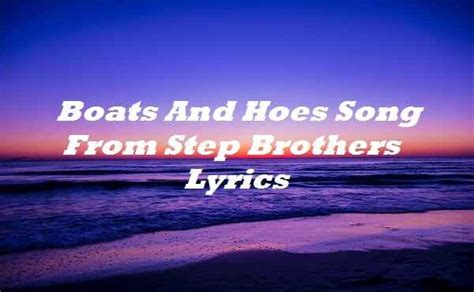 hoes and boats lyrics|boats and hoes song lyrics.